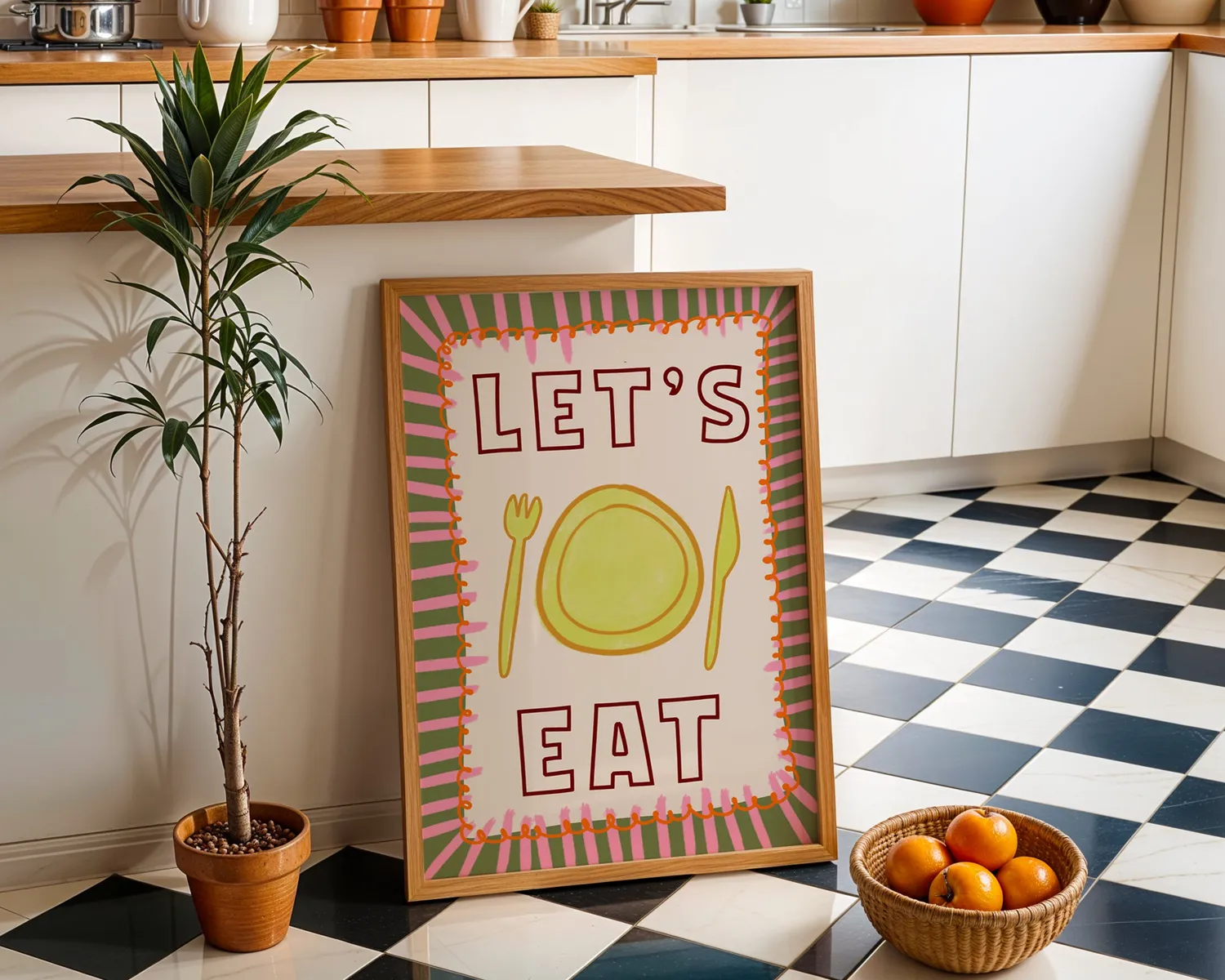 Maddison Ball Let's Eat affiche cuisine