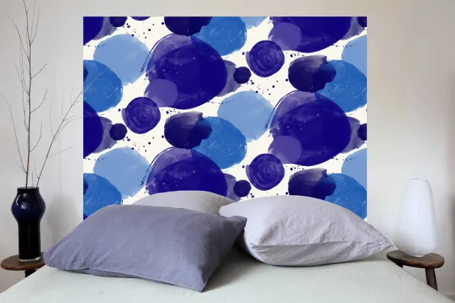 Mademoiselle Tiss Bubbles tête de lit tissu