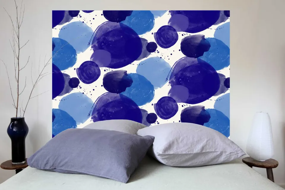 Mademoiselle Tiss Bubbles tête de lit tissu