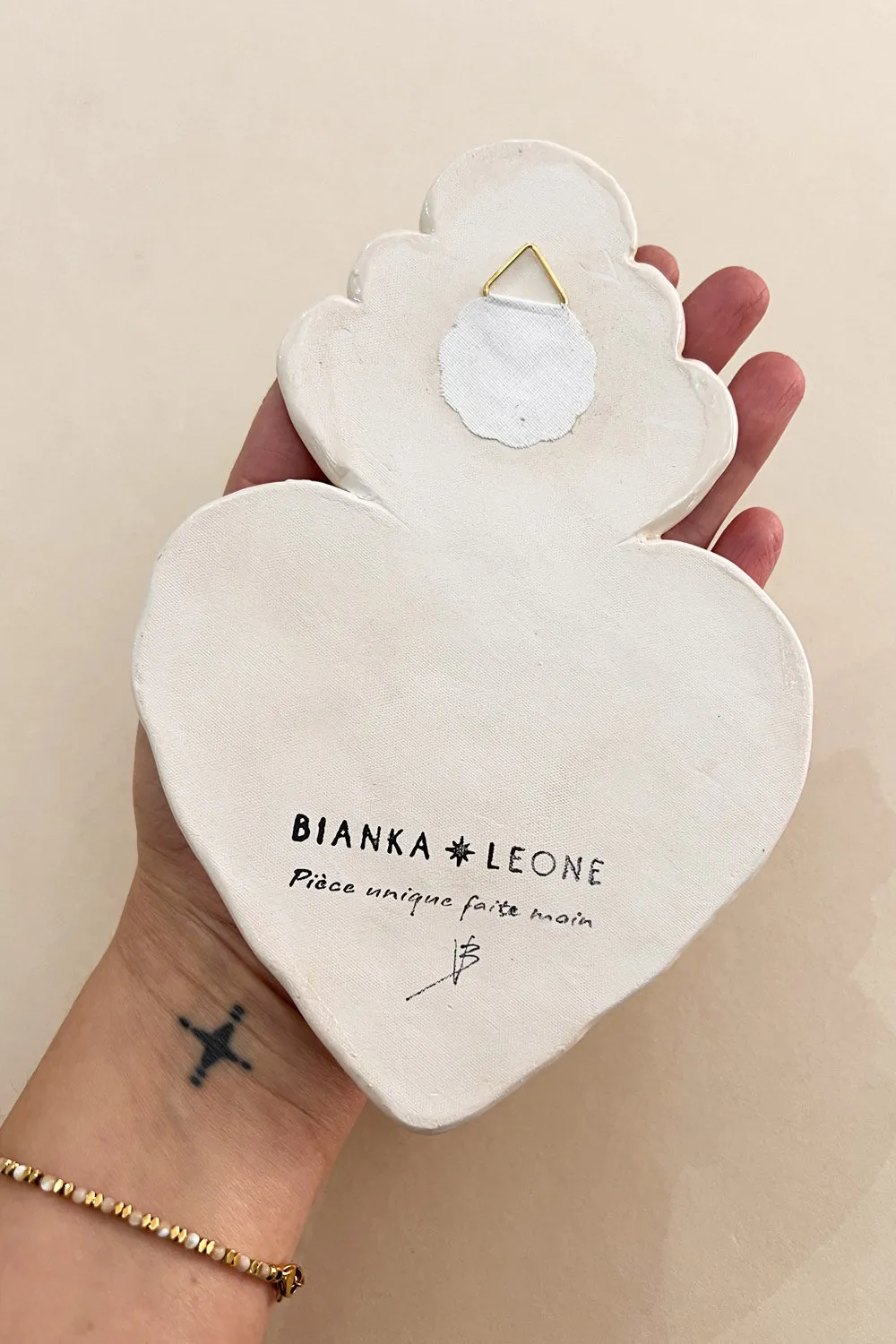 Biankaléone Ex-voto à la petite étoile d'or décoration murale