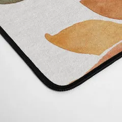 Society6 Sunflower Watercolor Yellow & Black Palette tapis de bureau tournesols