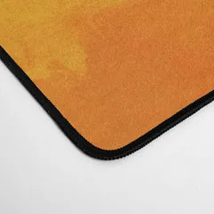 Society6 Sunny Landscape tapis de bureau jaune horizon