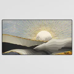 Society6 Morning Sun tapis de bureau soleil levant