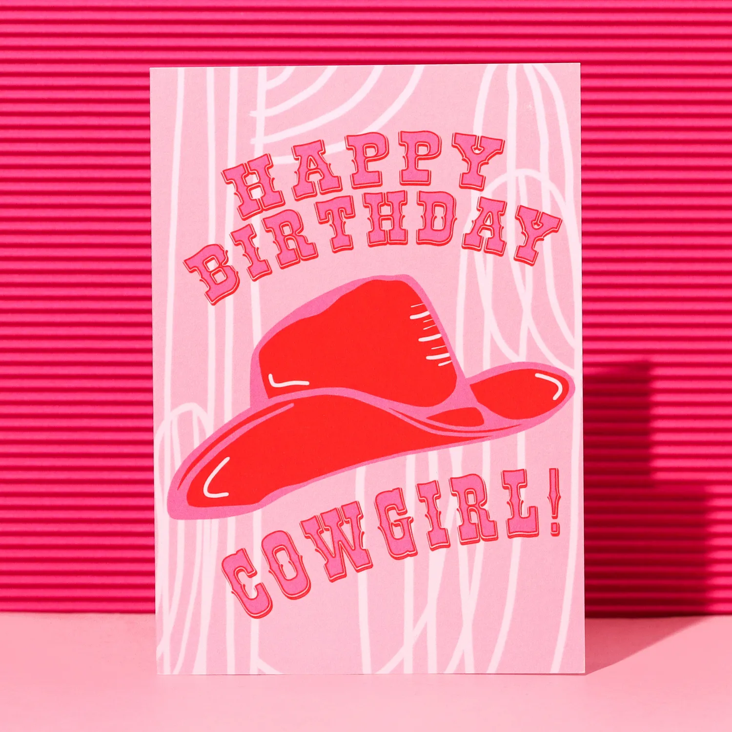 Maddison Ball Happy Birthday Cowgirl carte anniversaire A6