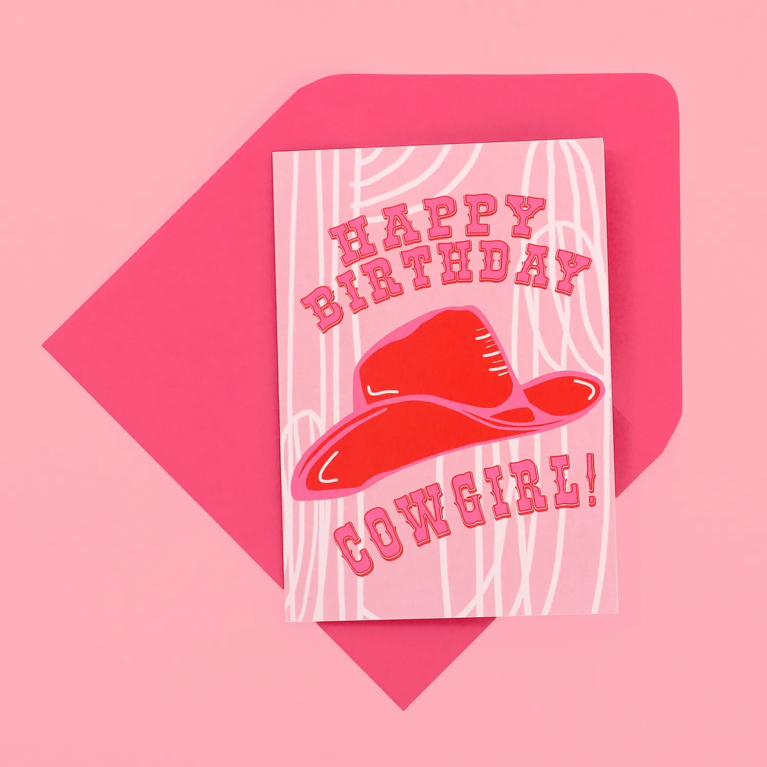 Maddison Ball Happy Birthday Cowgirl carte anniversaire A6