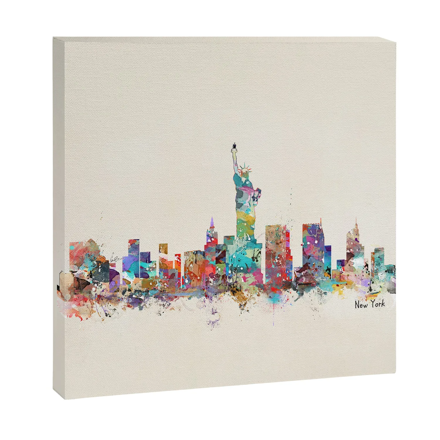 Society6 new york city skyline toile imprimée