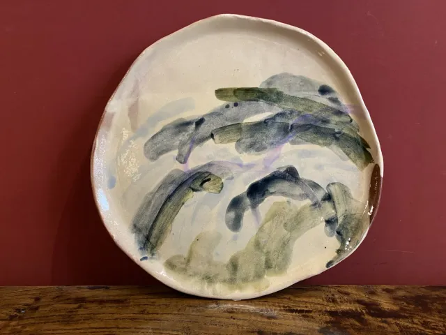 Galerie Kara Grande 8 assiette terre vernissée