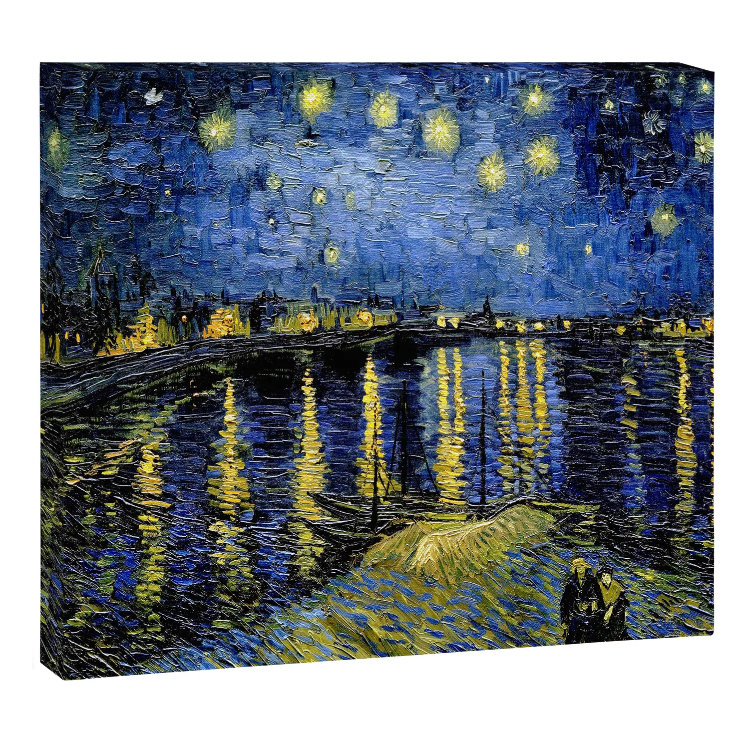 Society6 Vincent Van Gogh Starry Night toile nuit bleue