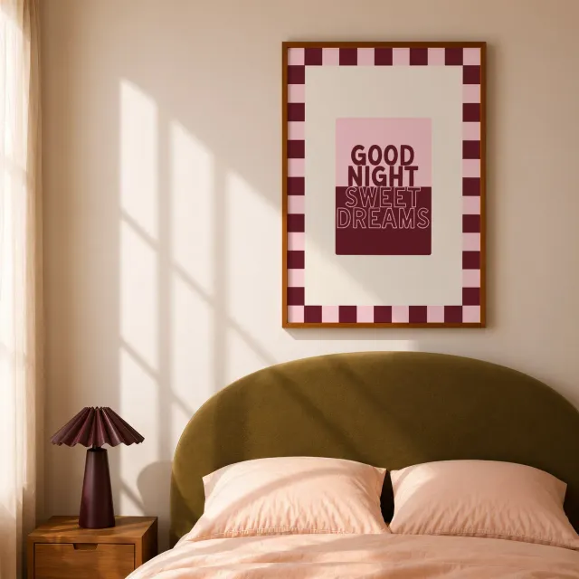 Maddison Ball Good Night Sweet Dreams affiche chambre