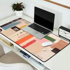 Society6 Paper Alchemy tapis de bureau collage papier