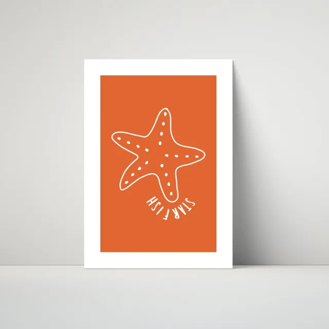 Maddison Ball Starfish affiche tropicale