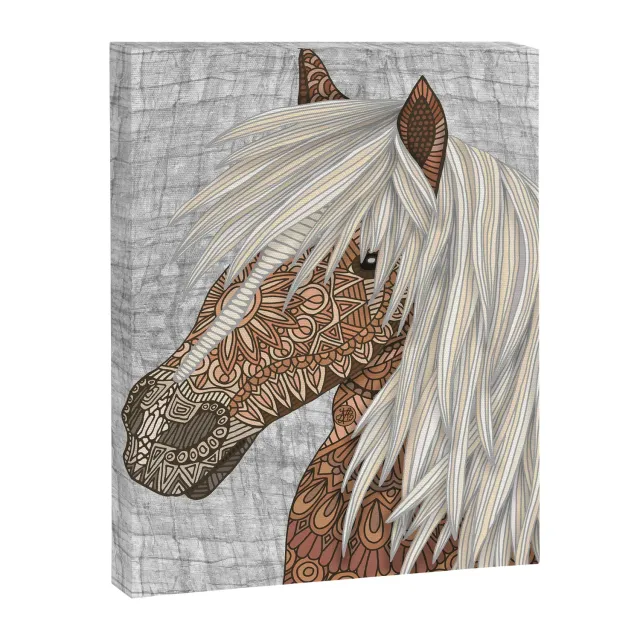 Society6 Haflinger Horse toile motif cheval