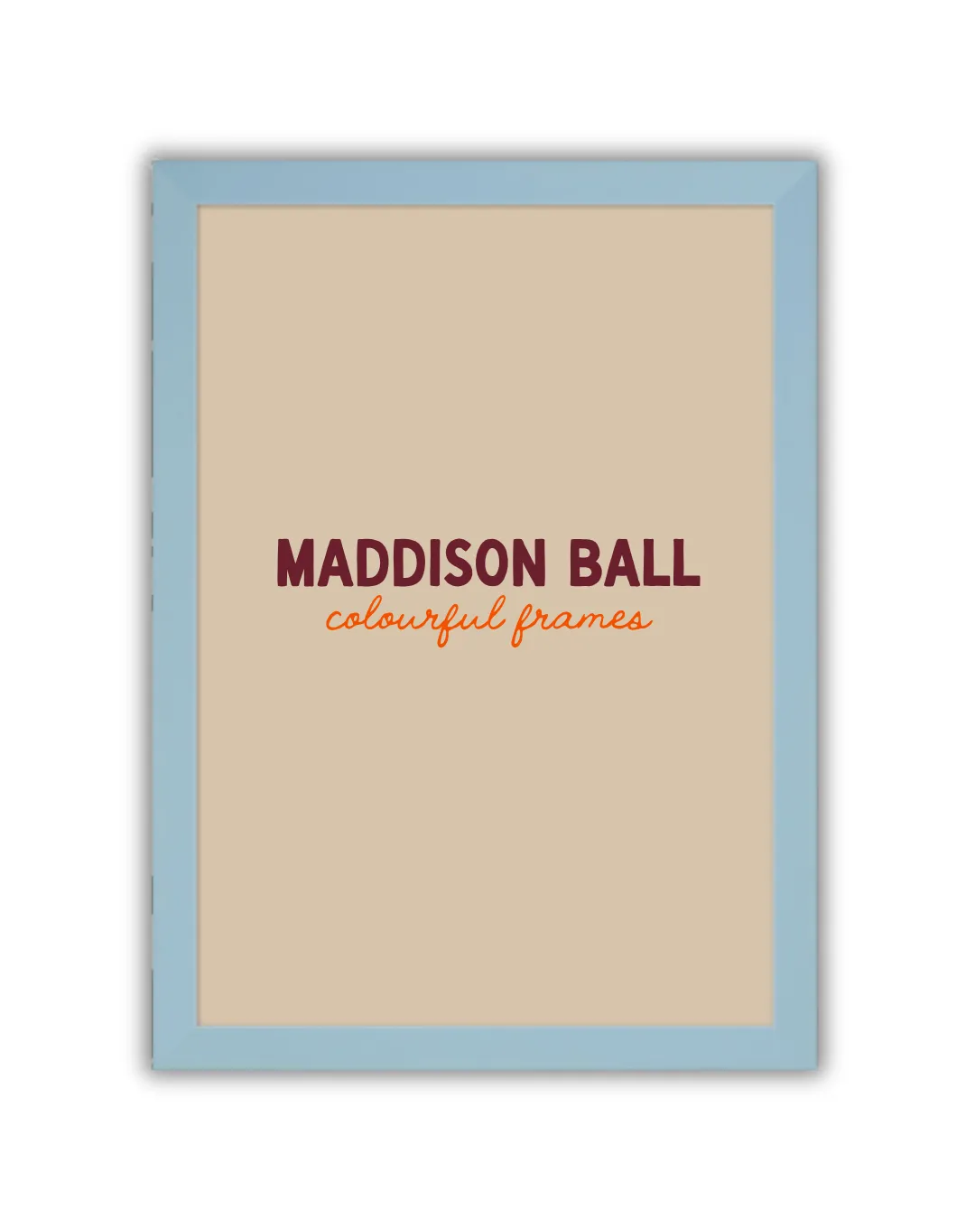 Maddison Ball cadre bois plexi