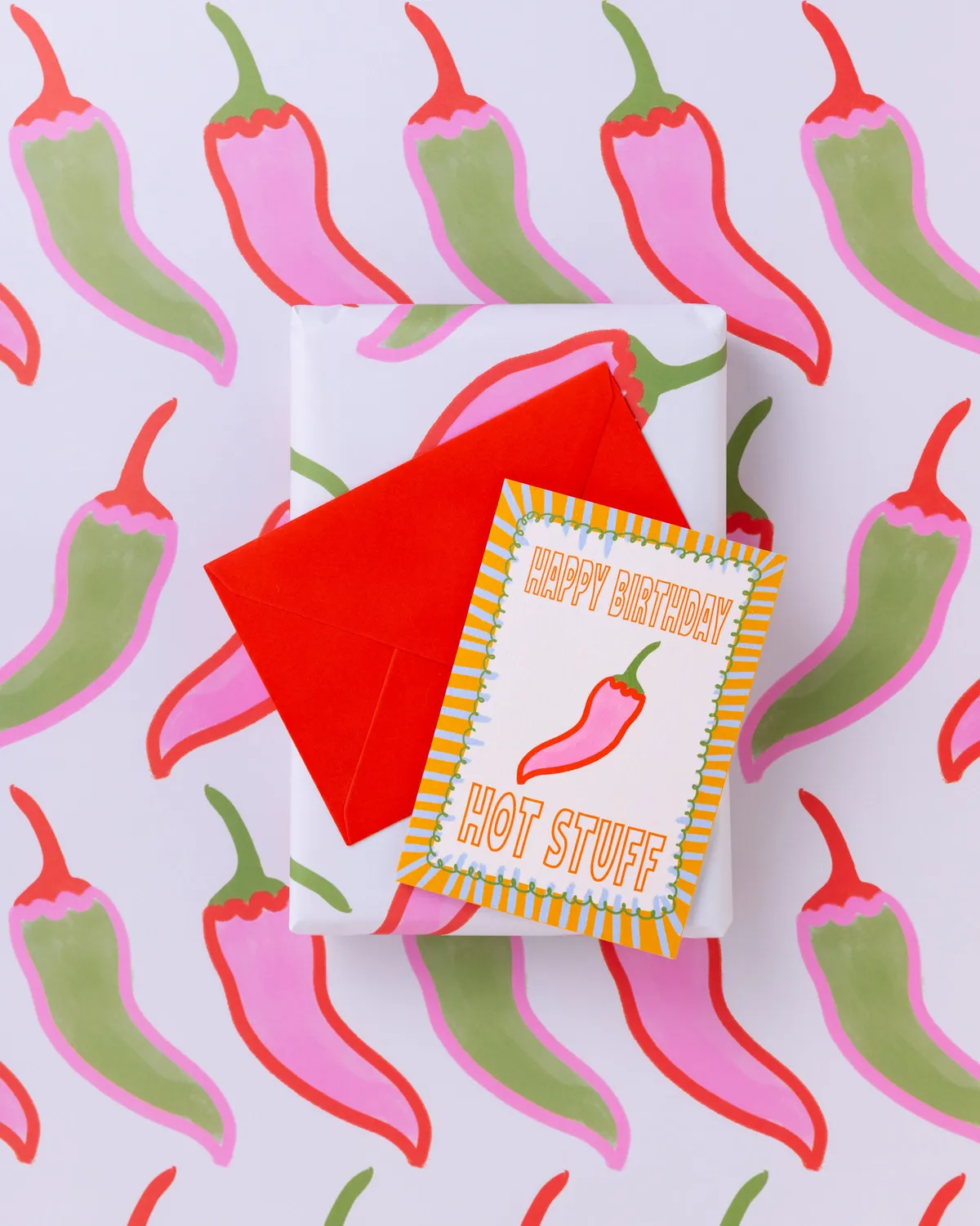 Maddison Ball Hot Stuff carte anniversaire A6 humour