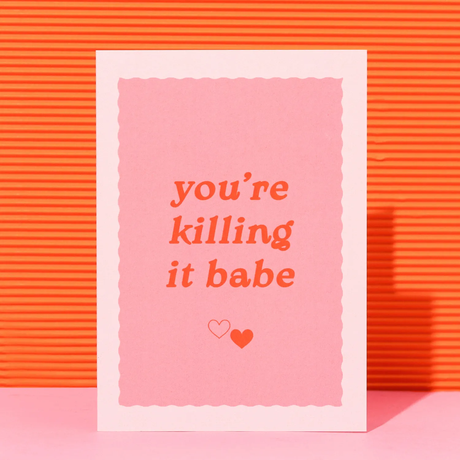 Maddison Ball A6 You're Killing It Babe carte rose
