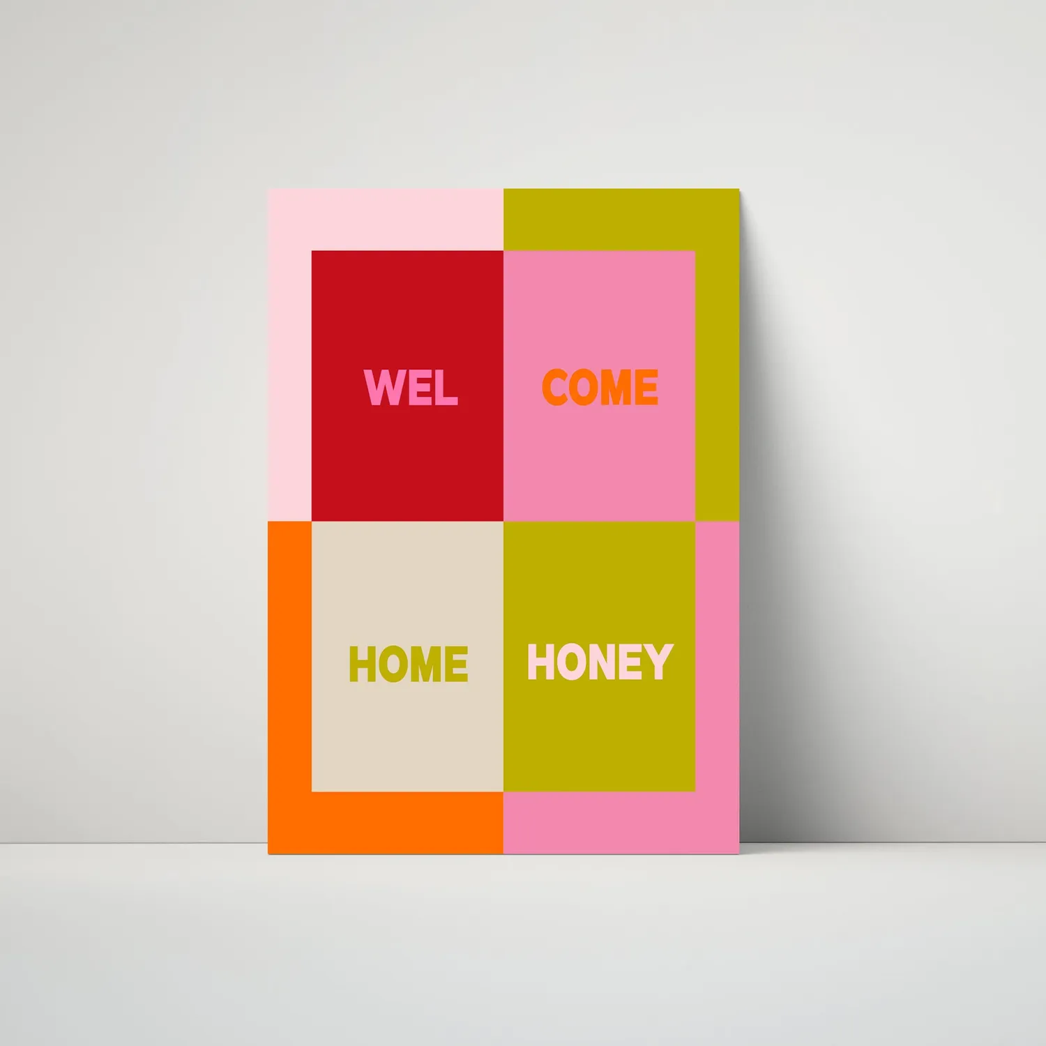 Maddison Ball Welcome Home Honey affiche typo