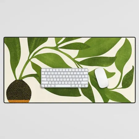Society6 The Wanderer House Plant tapis de bureau botanique