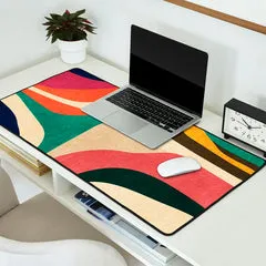 Society6 Impossible Contour Map tapis de bureau topographique
