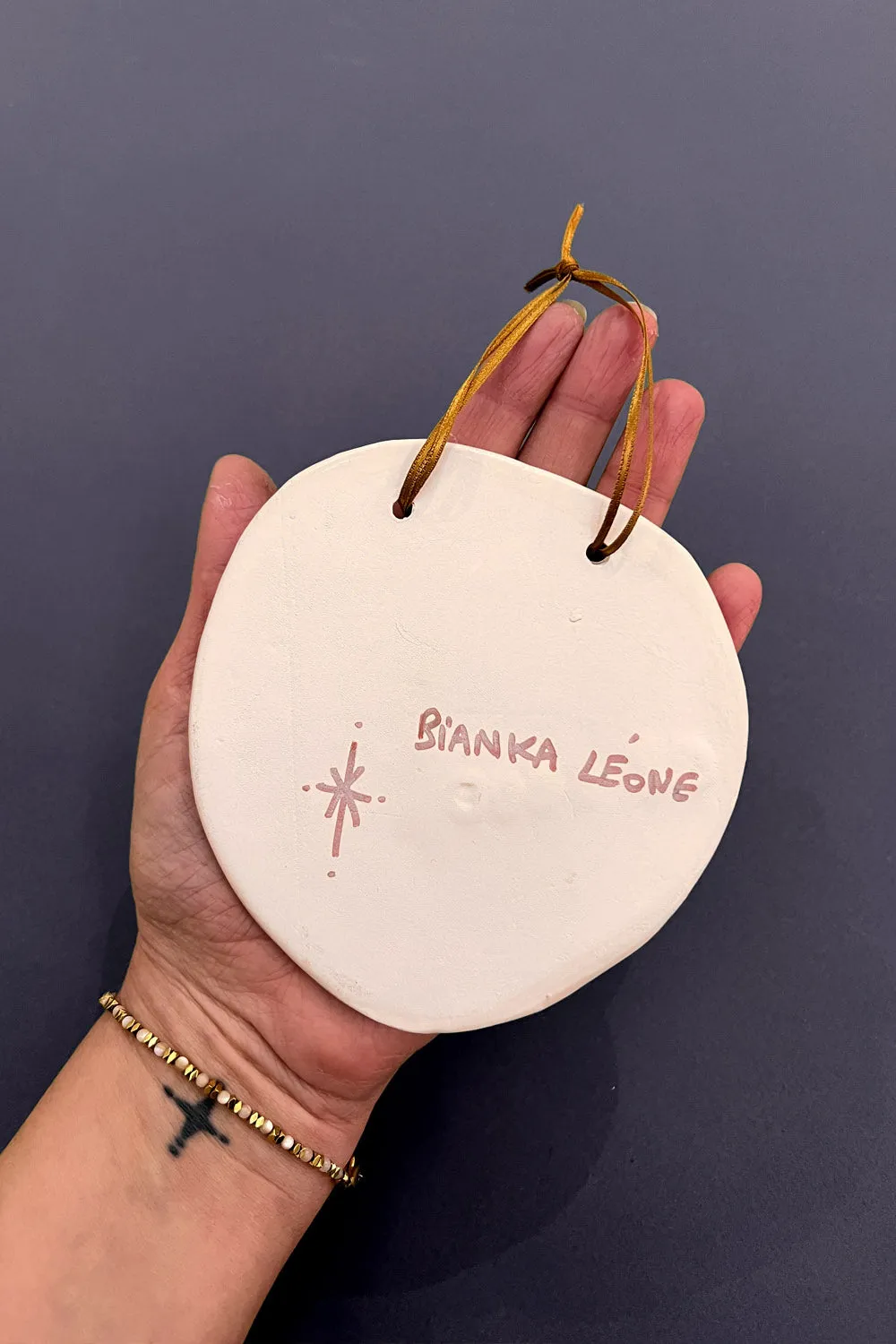 Biankaléone Talisman My love décoration murale 10,5x11 cm