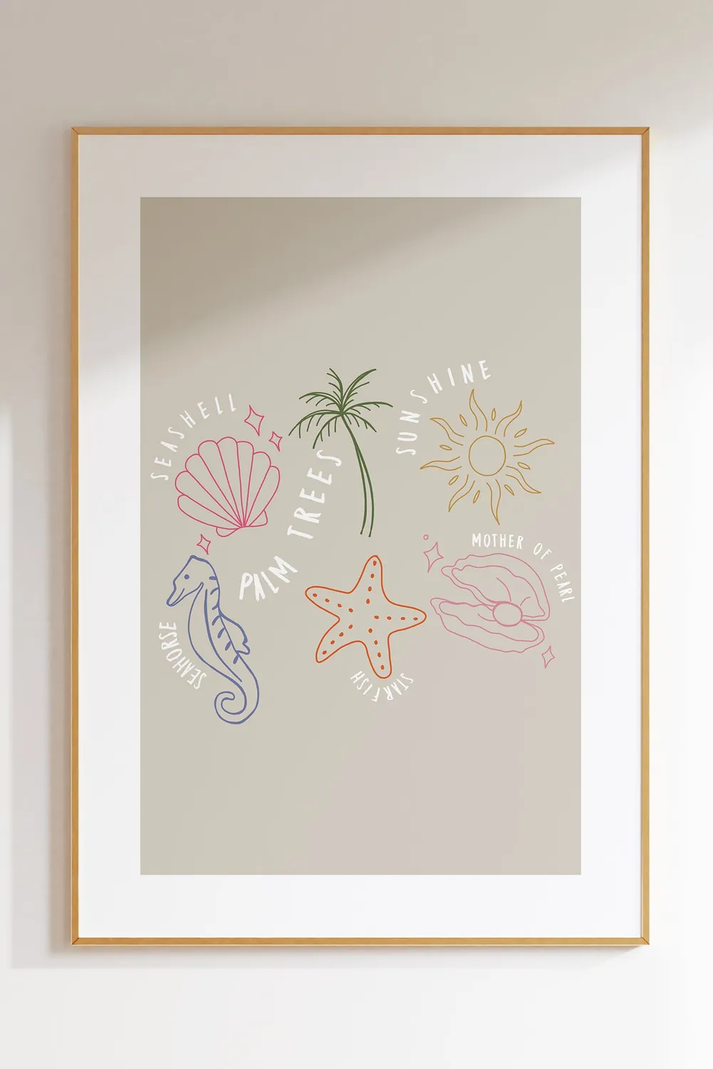 Maddison Ball Beaches Please affiche plage tropicale