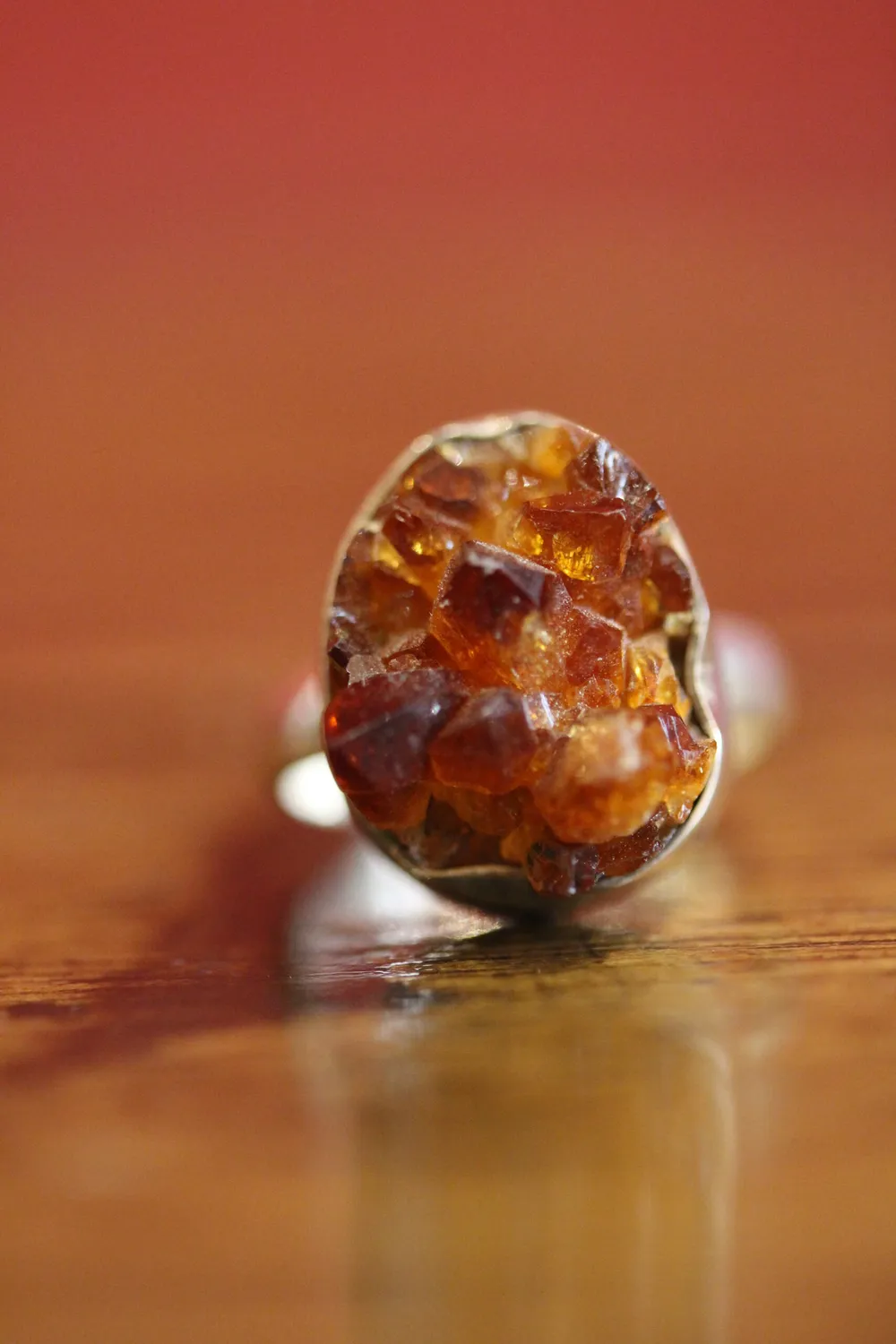 Galerie Kara bague argent citrine jaune