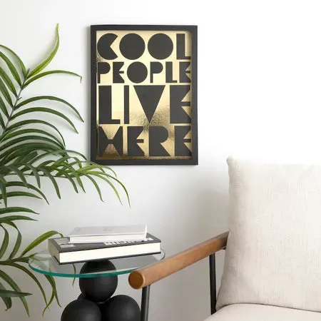 Society6 Cool People affiche foil édition limitée
