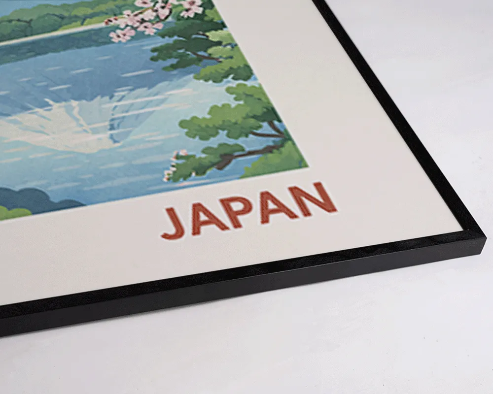 Any Image Fuji tableau encadré paysage calme Japon