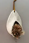 Biankaléone Porte-fleur goutte de dentelle décoration murale