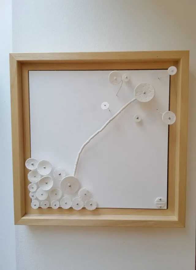 Sandrine Ramona Indépendance tableau en porcelaine 30,5 cm