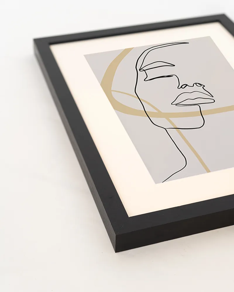 Any Image Modern Line Art affiche encadrée figurative