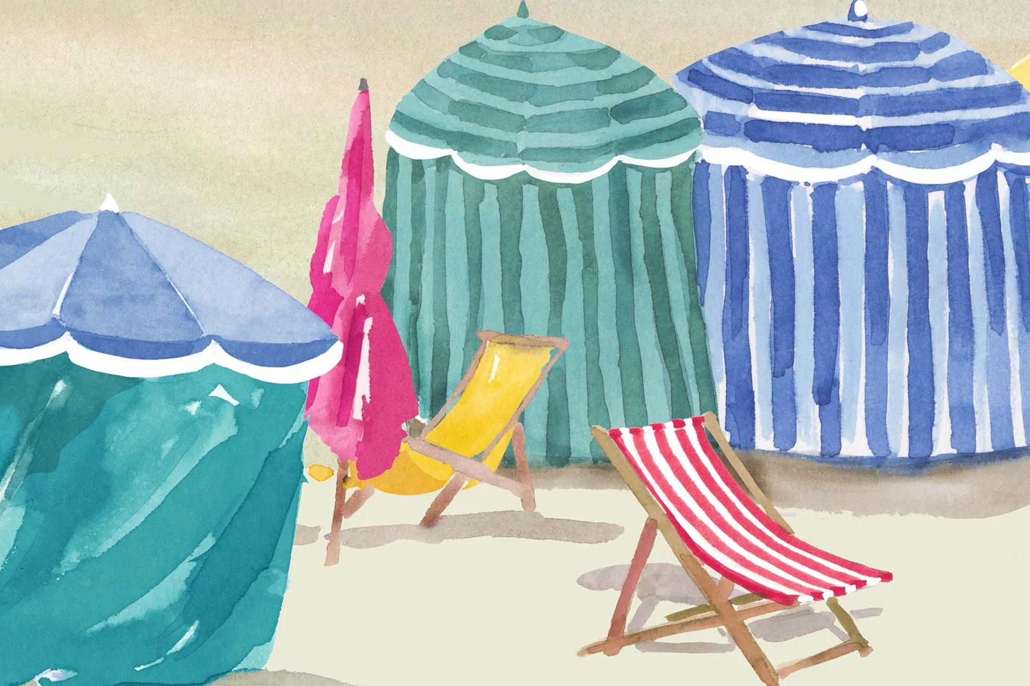 Mademoiselle Tiss Cabines de Plage tête de lit tissu