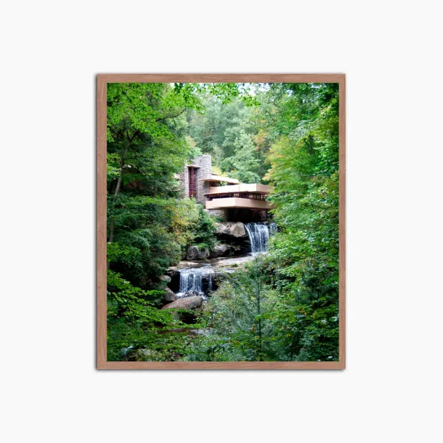 Any Image Frank Lloyd Wright House photo encadrée 50x60