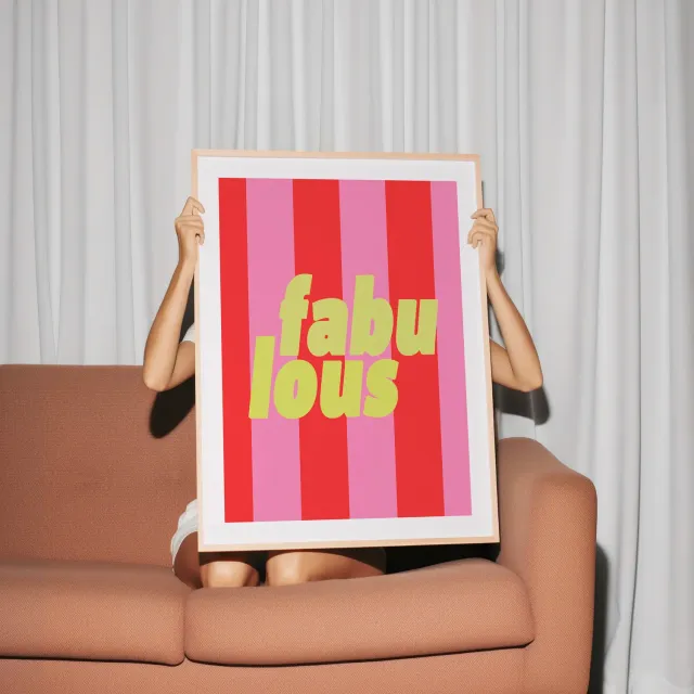 Maddison Ball Fabulous affiche typographie