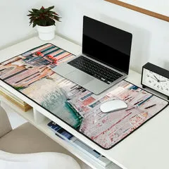 Society6 Venice Canal 1 tapis de bureau photo Venise