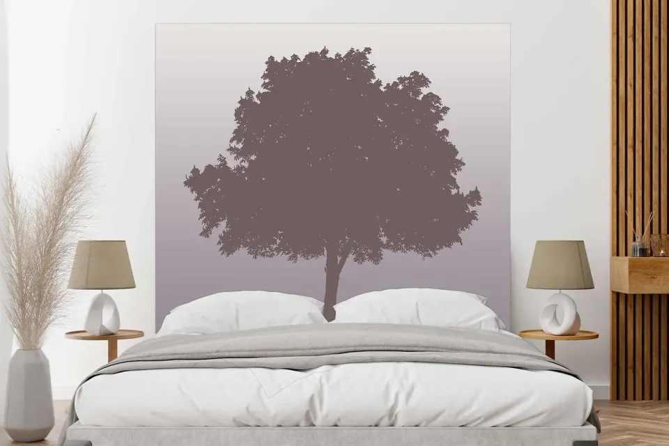 Mademoiselle Tiss Mon Arbre tête de lit tissu motif arbre