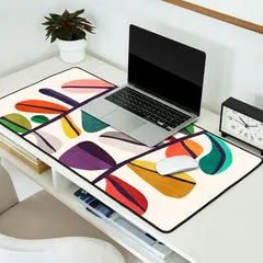 Society6 Plant Specimens tapis de bureau botanique coral
