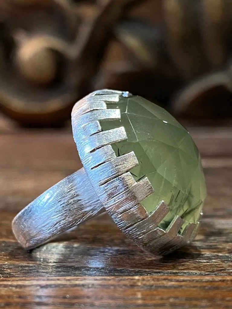 Galerie Kara bague argent pierre naturelle