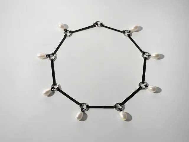 Galerie Kara Despocq collier argent perles de culture