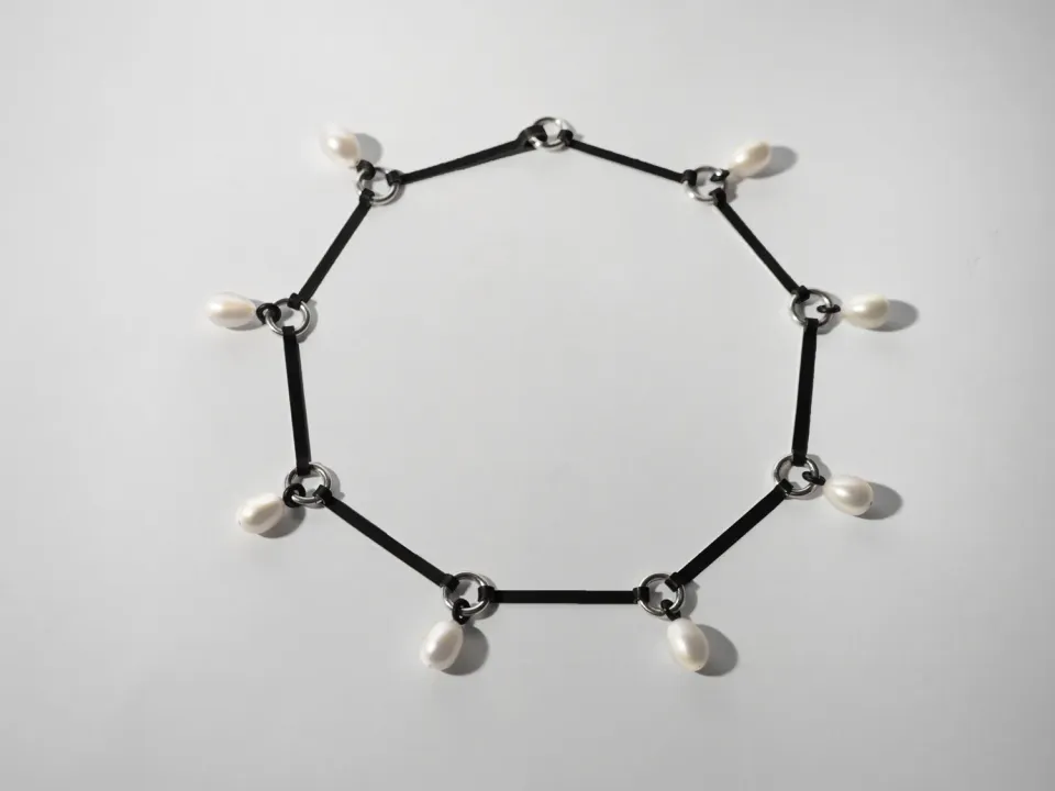 Galerie Kara Despocq collier argent perles de culture