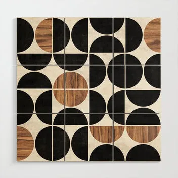 Society6 Mid-Century Modern Pattern No.1 tapis de bureau géométrique