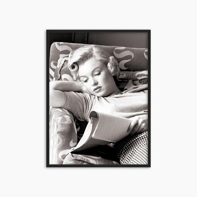 Any Image Marilyn Reading toile encadrée 60x80 photo