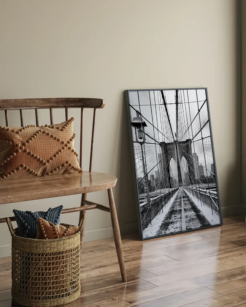 Any Image Jacob Baden Brooklyn Bridge photo encadrée