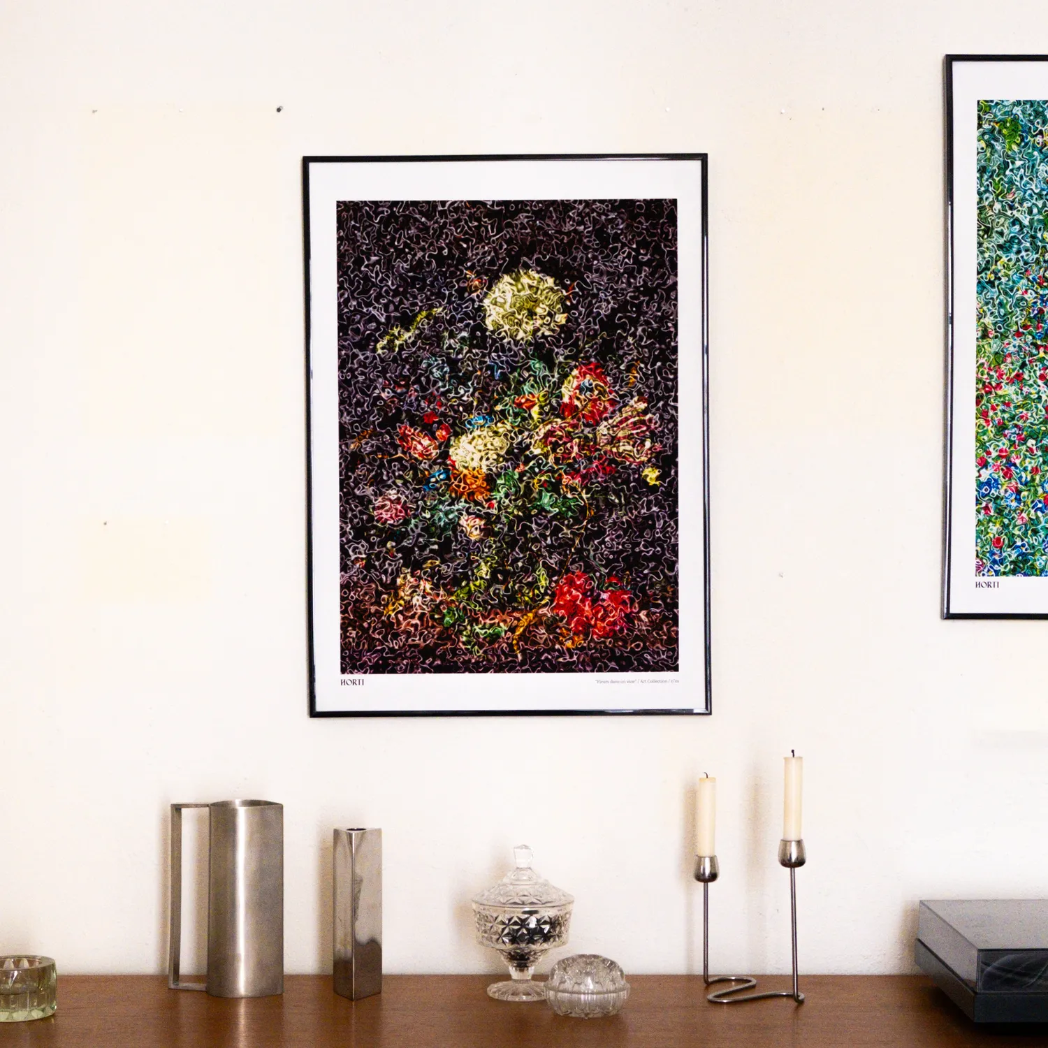 Horti Affiche N°1 poster 50x70 fleurs vase