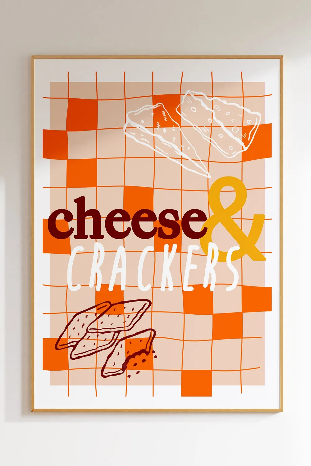Maddison Ball Cheese & Crackers affiche