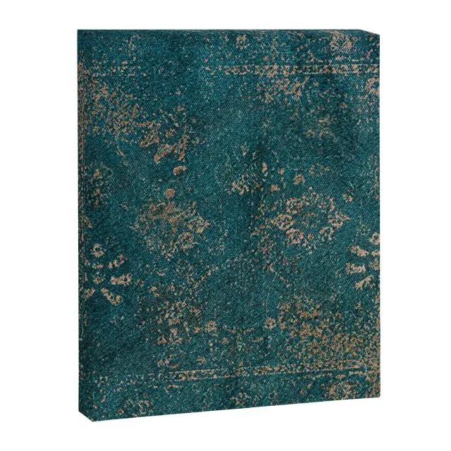 Society6 Babel toile motif tapis teal patiné
