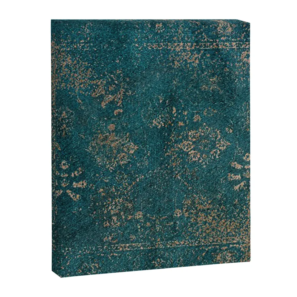 Society6 Babel toile motif tapis teal patiné