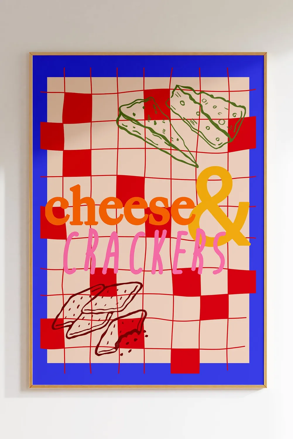 Maddison Ball Cheese & Crackers affiche