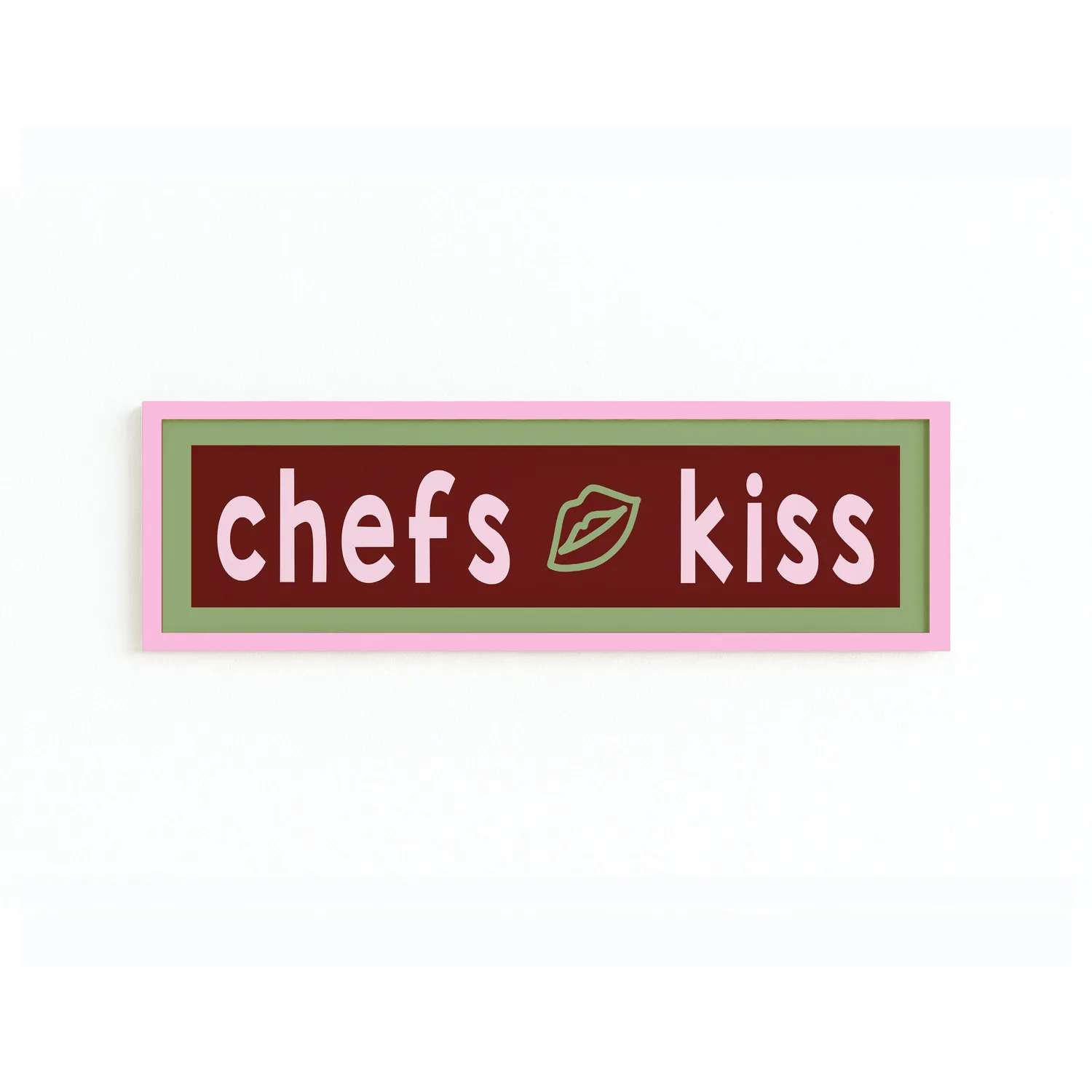 Maddison Ball Chefs Kiss tirage encadré 60x12