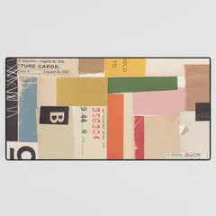 Society6 Paper Alchemy tapis de bureau collage papier