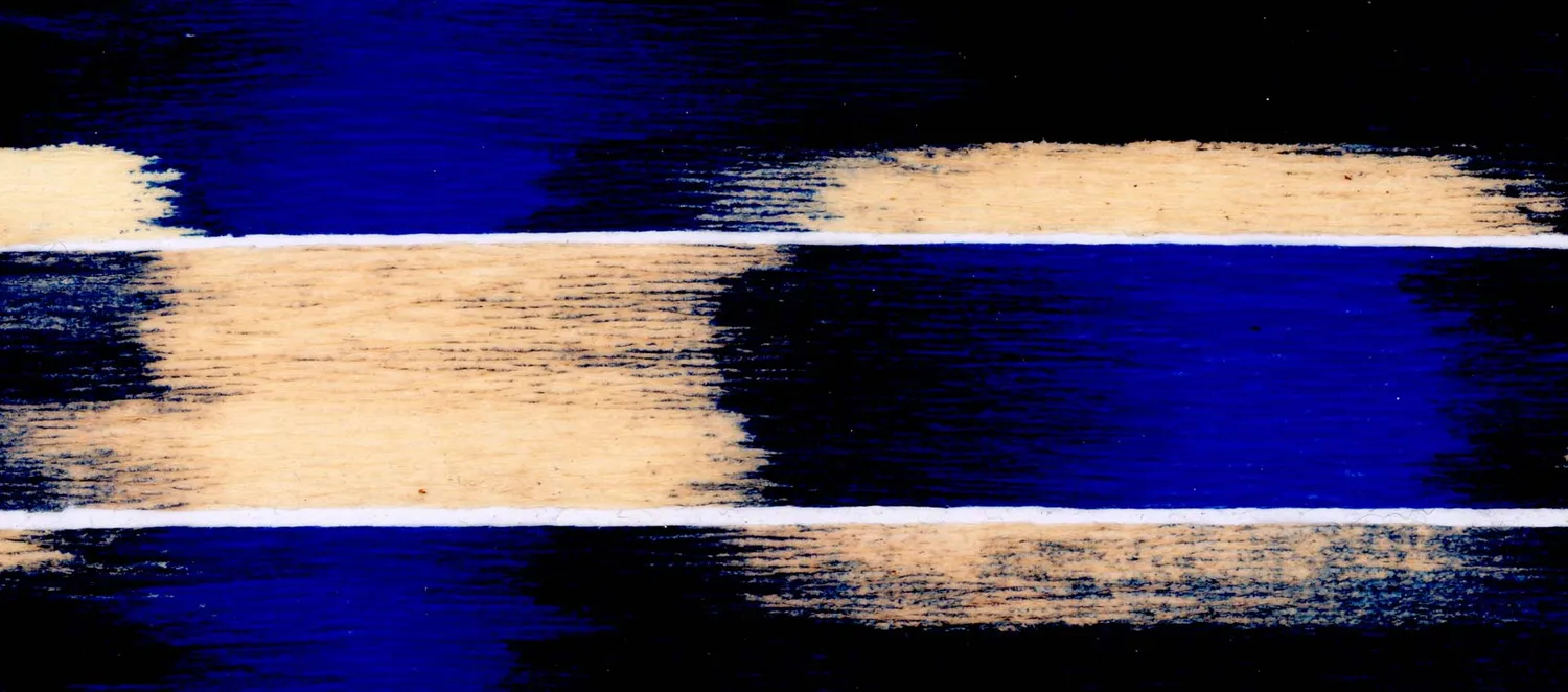 Mademoiselle Tiss Illusions tête de lit tissu coucher soleil